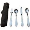 Weighted Utensils For Hand Tremors 7 Oz Knife Fork Spoons Adaptive Utensils Eating Parkinsons Weighted Silverware For Hand Tremors Patients Shaking Heavy Arthritis Gadgets Handicap Elderly view 1