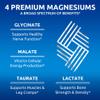 Zentastic Magnesium Complex - 360 Capsules - Chelated Magnesium Glycinate, Malate, Taurate & Lactate - Support Bones, Muscles view 4
