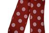1 Pcs 10" Hand Made Red and White Dots on Linen Wired Wreath Bow Valentine Day Love view 4