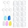 HURKEYE 20 Pcs Reusable Toothbrush Covers, Compatible with Philips Sonicare Electric Toothbrush Heads, Travel Storage, Multicolor view 1