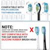 HURKEYE 20 Pcs Reusable Toothbrush Covers, Compatible with Philips Sonicare Electric Toothbrush Heads, Travel Storage, Multicolor view 2