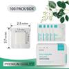 2.3X2.7 Inches Sterile Adhesive Island Wound Dressing Bandages - Non Woven Cover with Bordered Gauze Pads,100 Individually Pack, High Absorbent, Medical Grade by QICHUANG(2.3X2.7INCHES-C100) view 2