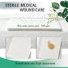 2.3X2.7 Inches Sterile Adhesive Island Wound Dressing Bandages - Non Woven Cover with Bordered Gauze Pads,100 Individually Pack, High Absorbent, Medical Grade by QICHUANG(2.3X2.7INCHES-C100) view 4