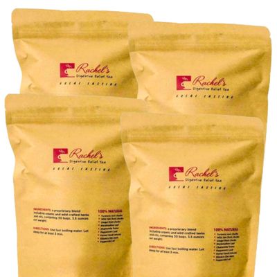 (120 Bags/240 Cups) Rachels Tea: Turmeric, Wild Yam, Ginger, Marshmallow, Chamomile, Peppermint, Fennel Slippery Elm