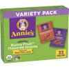 Annie's Organic Bunny Fruit Snacks, Variety Pack, Gluten Free Snack, 22 ct, 15.4 oz view 1