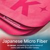 Koala Lens Cleaning Cloth | Japanese Microfiber | Glasses Cleaning Cloths | Eyeglass Lens Cleaner | Eyeglasses, Camera, VR/AR Headset, and Screen Cleaner | Pink & Orange (Pack of 12) view 3