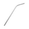 8 reusable stainless steel straws 21 cm view 2