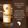 African Delights Royale Natural Cocoa Powder for Baking  Black, Dark, Ceremonial Cacao, Sugar Free, Raw Powder, High Flavanol Organic view 4