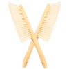 Angoily 2pcs Wood Handle Soft Bristle Cleaning Brush for Furniture Sofa Bed and Carpets Household Duster Tool for Cleaning view 1