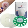 Dexcom G7 GripShield -by Deck My Diabetes. Flexible and Reusable CGM Armor-Protection from Accidental Bumps (Simply Green) view 1