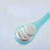 BEPHON Adult Tongue Coating Toothbrush Cleaner Silicone Scraping to Remove Bad Breath Tongue Scraper view 2