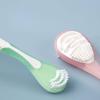 BEPHON Adult Tongue Coating Toothbrush Cleaner Silicone Scraping to Remove Bad Breath Tongue Scraper view 3