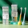 BENGUD Adult Toothbrush 4 Wide-Topped Ultra-fine Soft-bristled toothbrushes Morandicolor. view 2