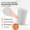 Elastic Bandage Bands Belt for Pads Body Straps Wraps for Slimming Beauty Machine High-Density Nylon Blend Spare Parts 10 Pieces Per Set 5cm/1.97inch Wide (White) view 2