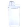 1PCS Clear Washing Powder Container,Multipurpose Detergent Box Laundry Powder Dispenser Airtight Laundry Detergent Powder Storage Box(L) view 1
