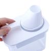 1PCS Clear Washing Powder Container,Multipurpose Detergent Box Laundry Powder Dispenser Airtight Laundry Detergent Powder Storage Box(L) view 4
