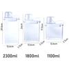 1PCS Clear Washing Powder Container,Multipurpose Detergent Box Laundry Powder Dispenser Airtight Laundry Detergent Powder Storage Box(S) view 2