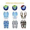 Tentmate Multifunction Air-Cushion Insoles, Shock Absorption pad Offers Protection, Balanced Support, All Day Comfort and Massage (Sold in Pairs) view 4