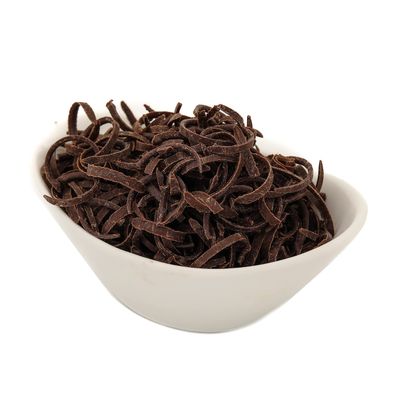 Dark Chocolate Spaghetti Curls, OliveNation Dark Chocolate Spaghetti Shavings for Topping & Decoration - 1 lb