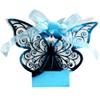 EUBUY 3D Butterfly DIY Wedding Favors Candy Boxes with Ribbons, 50PCS view 1