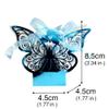 EUBUY 3D Butterfly DIY Wedding Favors Candy Boxes with Ribbons, 50PCS view 3