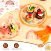 Buryeah 212 Pcs Rainbow Birthday Decoration Rainbow Party Supplies Includes Happy Birthday Banner Pastel Paper Plates Tablecloth Cups Napkins Cutlery Fork Spoon Knife for 30 Guests(Boho Style) view 4