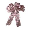 1 Pcs 10" Hand Made Wired Red Hearts on White Bow Valentine Day Love Anniversary view 2