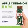 Step One Foods Apple Cinnamon Bars, Heart Healthy Snack Plant Sterols, Omega 3's and Dietary Fiber Gluten Free, Non-GMO, Vegan, Fruit and Nut Granola Bars (12 Pack) view 4