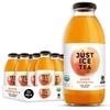 Just Ice Tea Organic Iced Tea, 16 Fl Oz Glass Bottles (Peach Oolong Tea, Pack of 12) view 1