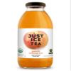 Just Ice Tea Organic Iced Tea, 16 Fl Oz Glass Bottles (Peach Oolong Tea, Pack of 12) view 3