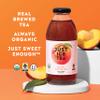 Just Ice Tea Organic Iced Tea, 16 Fl Oz Glass Bottles (Peach Oolong Tea, Pack of 12) view 4