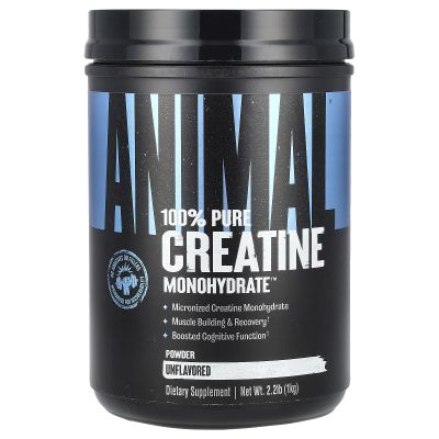 Animal Micronized Creatine, Monohydrate Powder, Unflavored, 2.2 lb (1 kg)