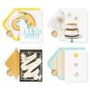 Papyrus Deluxe Boxed Wedding and New Baby Card Assortment, Happy Ever After and Bundle of Joy (4-Count) view 1