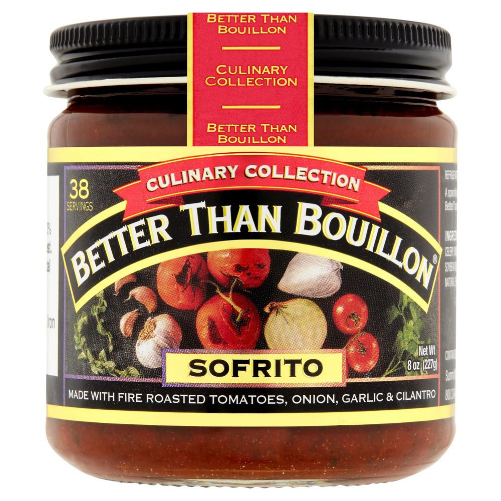 Better Than Bouillon Culinary Collection Base, Sofrito Base, Contains 38 Servings Per Jar, 8-Ounce Glass Jar (Pack of 4)