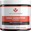 ACTIVATEDYOU Daily Digestive Tonic Kombucha - Support Healthy Digestion & Youthful, Long-Lasting Energy- Prebiotic Fiber, Probiotics, Postbiotics, Vitamin C, Berry Lemonade Flavor (30 Servings) view 1