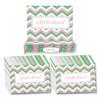 20 PC Pink and Green Sisterhood Notecards | Sorority Inspired | Blank Inside view 1