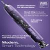 Aquasonic Vibe Series Ultra-Whitening Toothbrush  ADA Accepted Electric Toothbrush - 8 Brush Heads & Travel Case  40,000 VPM Motor & Wireless Charging - 4 Modes w Smart Timer  Satin Violet view 2