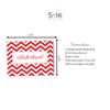 20 PC Red and White Sisterhood Notecards | Sorority Inspired | Blank Inside view 3