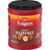 Folgers Toasty Hazelnut Flavored Ground Coffee, 9.6 Ounce Canister (Pack of 6) view 1