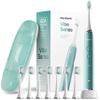 Aquasonic Vibe Series Ultra-Whitening Toothbrush  ADA Accepted Power Toothbrush - 8 Brush Heads & Travel Case  40,000 VPM Motor & Wireless Charging - 4 Modes w Smart Timer  Mint Green Metallic view 1