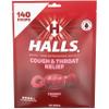 Halls Cough and Throat Relief Cherry Cough Drops, Bulk Pack, 140 Drops view 1