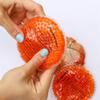 BOO BOO BALL Kids Ice Packs for Injuries (2-Pack) | Non-Toxic, Reusable Gel Ice Packs | Hot & Cold Therapy Aid Kit for Kids | Safe & Effective Mini First Aid kit | Keychain aid kit - Basketball view 2