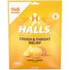 Halls Cough and Throat Relief Honey Lemon Cough Drops, Bulk Pack, 140 Drops view 1