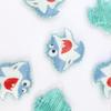 BOO BOO BALL Kids Ice Packs for Injuries (2-Pack) | Non-Toxic, Reusable Gel Ice Packs | Hot & Cold Therapy Aid Kit for Kids | Safe & Effective Mini First Aid kit | Keychain aid kit - Finn Shark view 1
