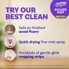 Swiffer Power Mop Wood, Hardwood Floor Cleaner for Mopping Home, Bathroom, Kitchen, All Purpose Multi-Surface Cleaning Set includes PowerMop Wood, 2 Pads, 1 QuickDry Lemon Solution, & 2 Batteries view 2