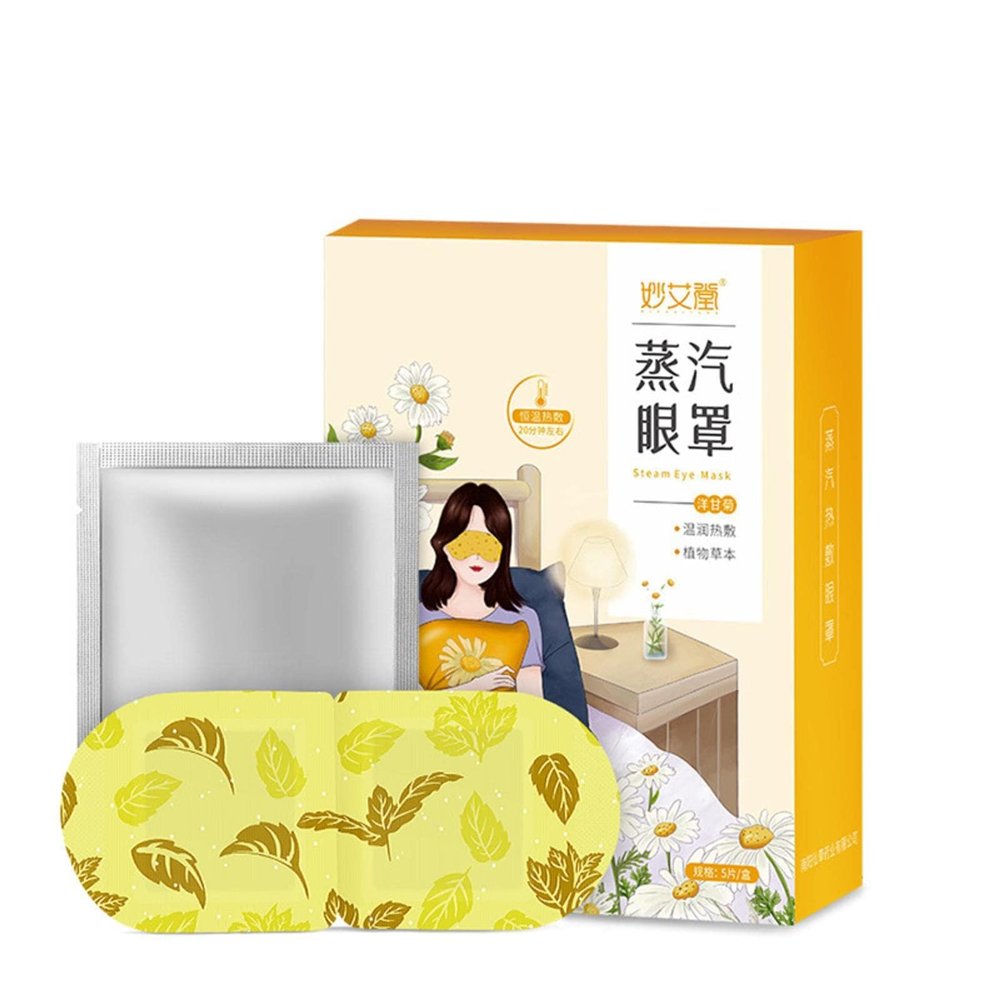 10 Pieces of Steam Heat Eye Mask Fever Disposable Sleep Eye Patch Self-Heating Mugwort Lavender Chamomile Jasmine Scented Steam Eye Mask to Relieve Fatigue