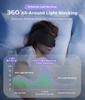 LC-dolida Sleep Mask Bluetooth Headphones Weighted Sleeping Mask 3D Eye Mask Pressure Relief Night Sleep Eye Mask Music Sleeping Headphones for Side Sleepers Meditation Gifts for Men Women view 2