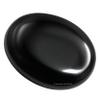 Amazing Gemstone Black Obsidian Crystals and Healing Stones - Large Palm Stone Crystals Piedra - Crystal for Good Luck, Balanced Positive Energy, Meditation - Unique Stocking Stuffers & Birthday Gift view 2