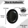 Amazing Gemstone Black Obsidian Crystals and Healing Stones - Large Palm Stone Crystals Piedra - Crystal for Good Luck, Balanced Positive Energy, Meditation - Unique Stocking Stuffers & Birthday Gift view 3