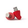 Flare Earshade Pro  Earplugs  Block Sound  Aerospace Titanium & Super Soft Memory Foam  Red view 1